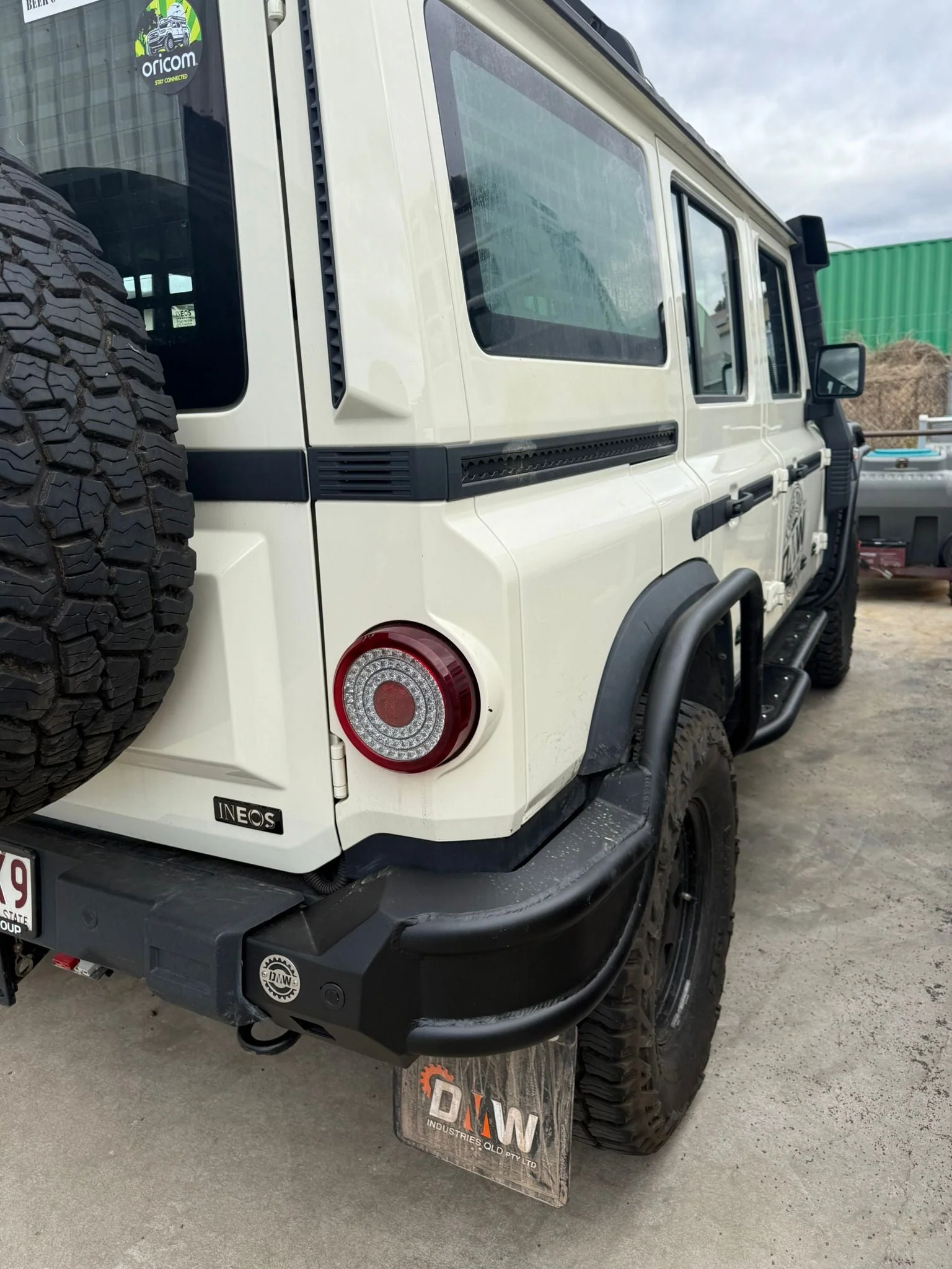DMW Ineos Rear Protection Rails with Bar Corners - Image 4