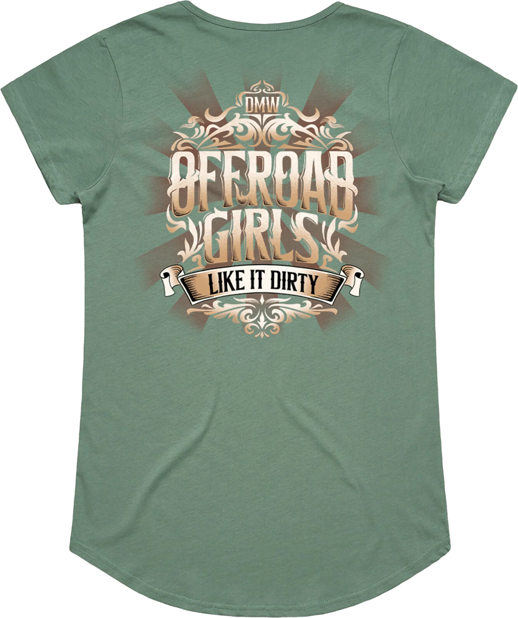Offroad Girls Like It Dirty - Drive Like a Girl - LADIES T-SHIRT - Image 3