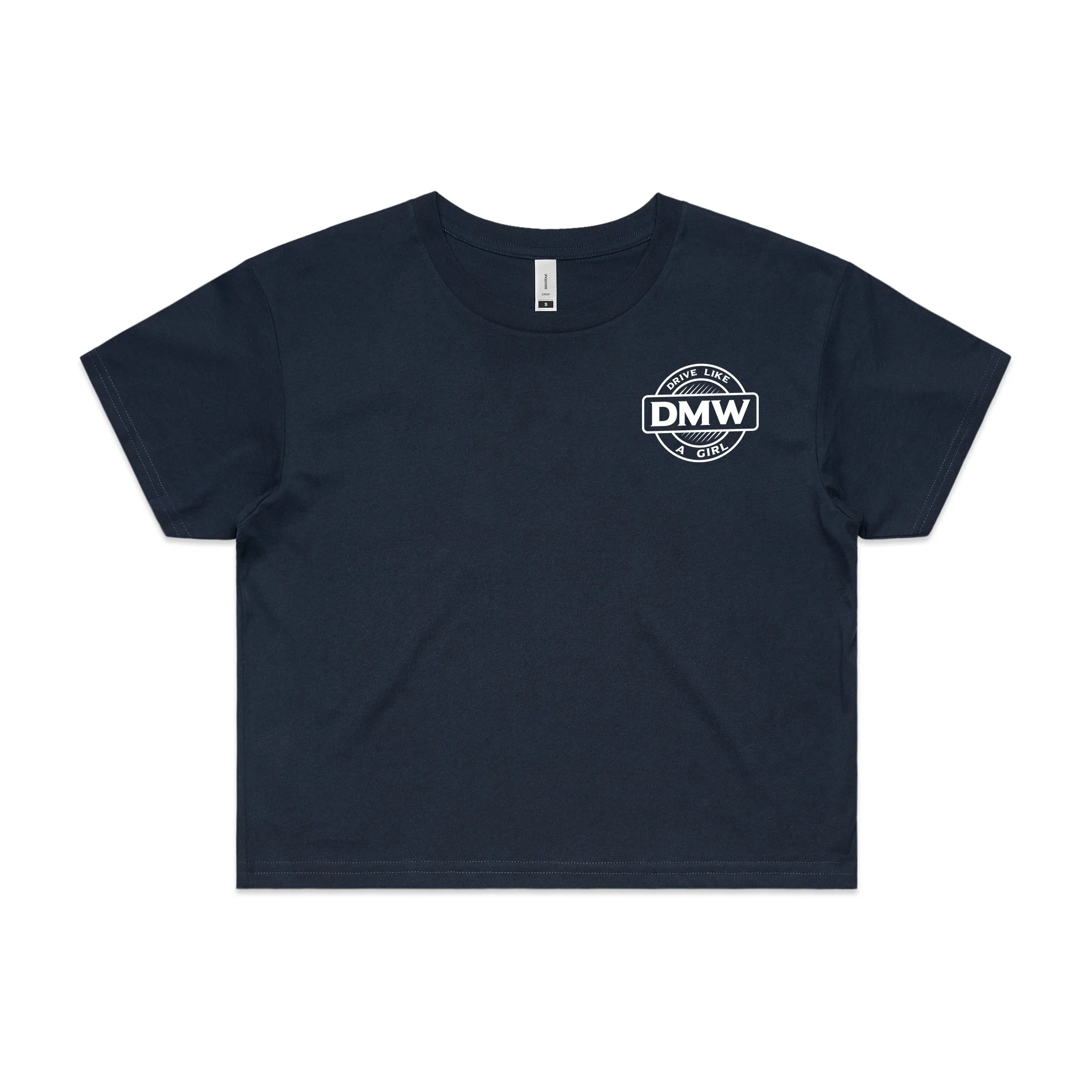 Passenger Princess - Drive Like a Girl - LADIES CROP TOP - Image 4